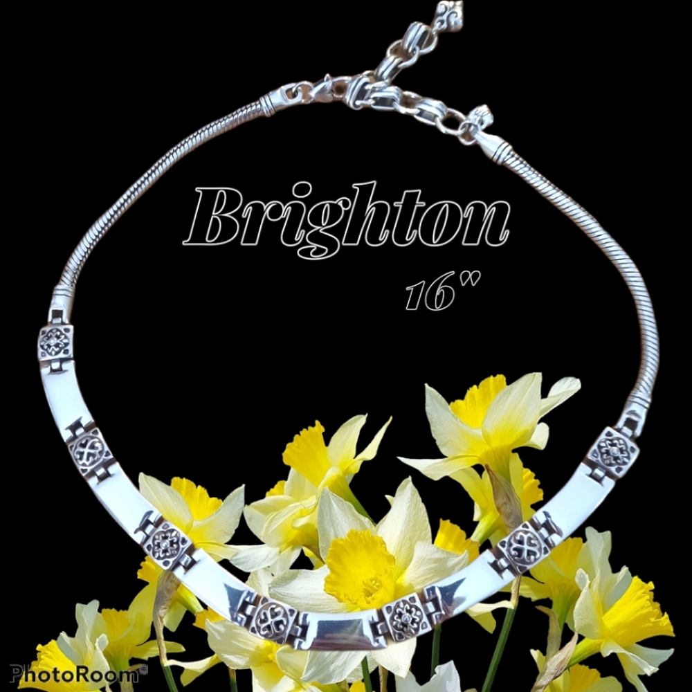BRIGHTON Silver Hinged Necklace